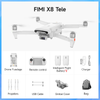 FIMI X8 Tele Max Drone 20KM Range with Wide-Angle Tele Camera 30x Hybrid Zoom 4K 60fps 3-axis Gimbal GPS AI Super Night Video