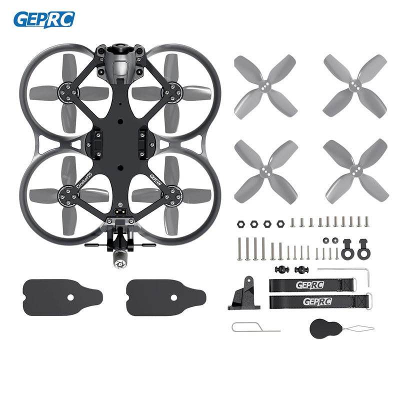 GEPRC Cinebot25 S Analog FPV Drone 2.5inch /G4 45A AIO FC 1404 4300KV Motor RCintegrated 5.8G 1W VTX Racing Freestyle Quadcopter