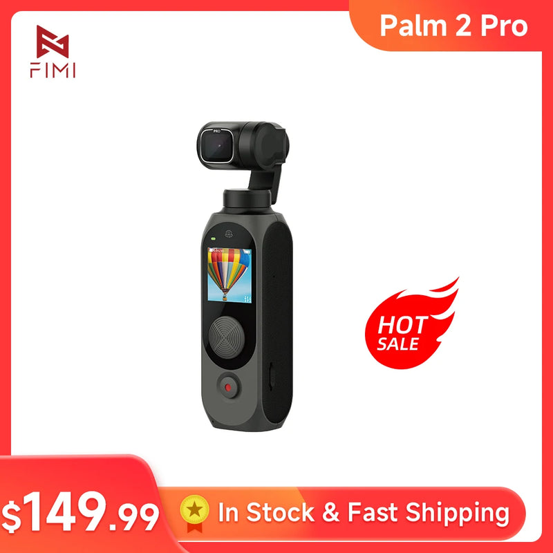 FIMI Palm 2 Pro 3-axis Stabilized Handheld Camera Gimbal Stabilizer estabilizador celular 4K 30fps camera Video Original new