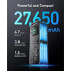 Prime 27,650mAh Power Bank (250W) with 100W Charging Base, 3-Port Portable Charger, Smart App, Compatible with iPhone