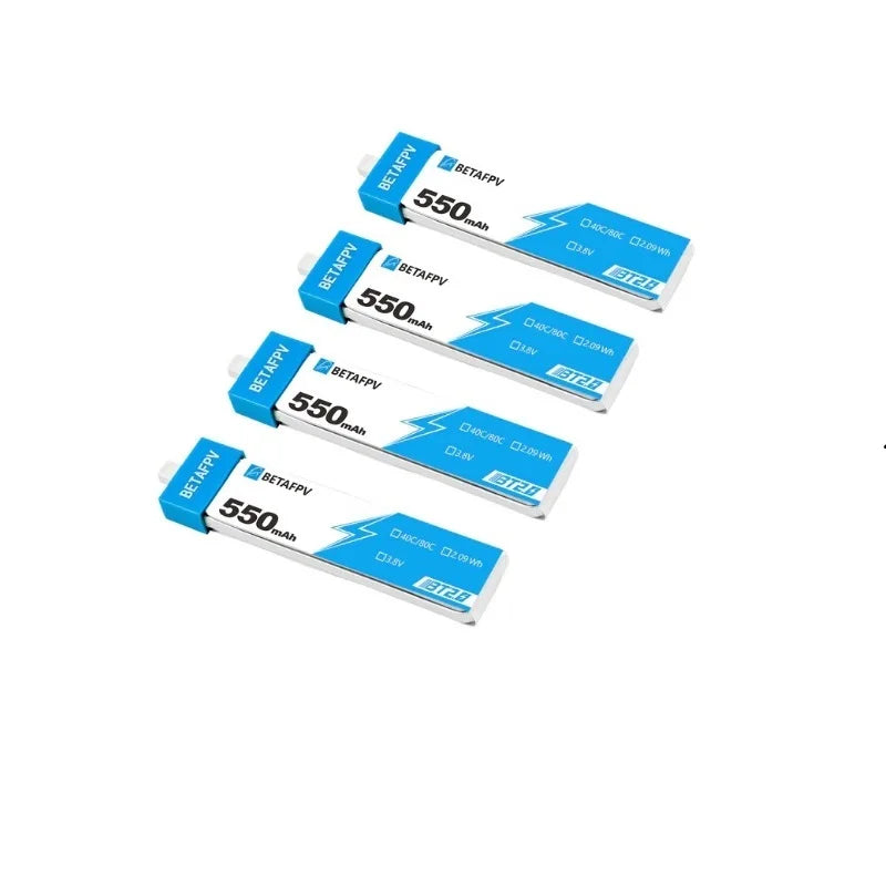 BETAFPV Cetus Pro Brushless 450mAh 1S/500mAh Battery 4pcs