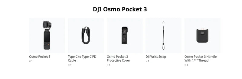 DJI OSMO Pocket 3 gimbal camera original brand new in stock Intelligent PTZ anti-shake HD camera