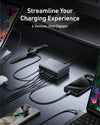 Anker Prime Charger 200W 6 Ports GaN Desktop Charging Station USB-C PD 100W Max Fast Charge for Laptop Mobile Phone Earbuds