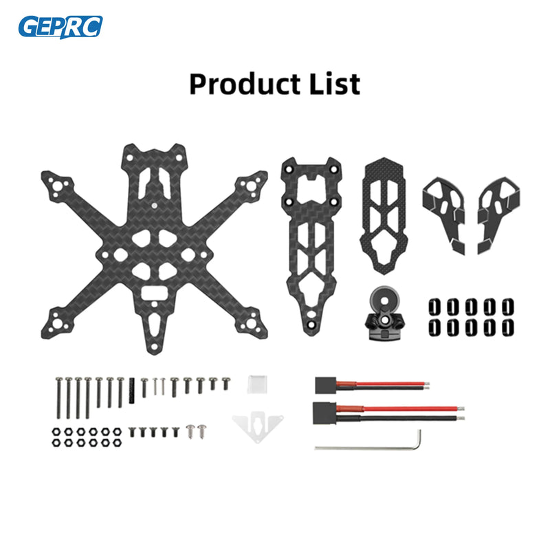 GEPRC GEP-TC18 Frame Kits Suitable for T-Cube18 Drone Carbon Fiber Frame DIY RC FPV Quadcopter Drone Accessories Parts