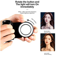 2025 Magsafe Bluetooth Shutter Phone Holder Camera Handle Grip Selfie Stablizer W FillLight Shooting for Iphone 16 15 14 Android