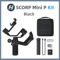FeiyuTech Official SCORP MINI-P Kit 3-Axis Handheld Gimbal Handle Grip for Smartphone iPhone 15Pro Samsung with Tripod 520g load