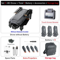 ZLL SG909 Professional Drone 3-axis Gimbal 4K Camera Touch Screen Radar Obstacle Avoidance Brushless Motor