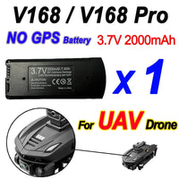 Original V168 GPS Battery 7.4V 3000mAh For V168Pro Max Drone 3.7V 2000mAh Battery For V168Pro RC Quadcopter Accessories Part