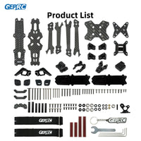 GEPRC GEP-Vapor-D5 D6 Frame Kits Suitable for Vapor Drone Carbon Fiber Frame DIY RC FPV Quadcopter 5-6 Inch Accessories Parts