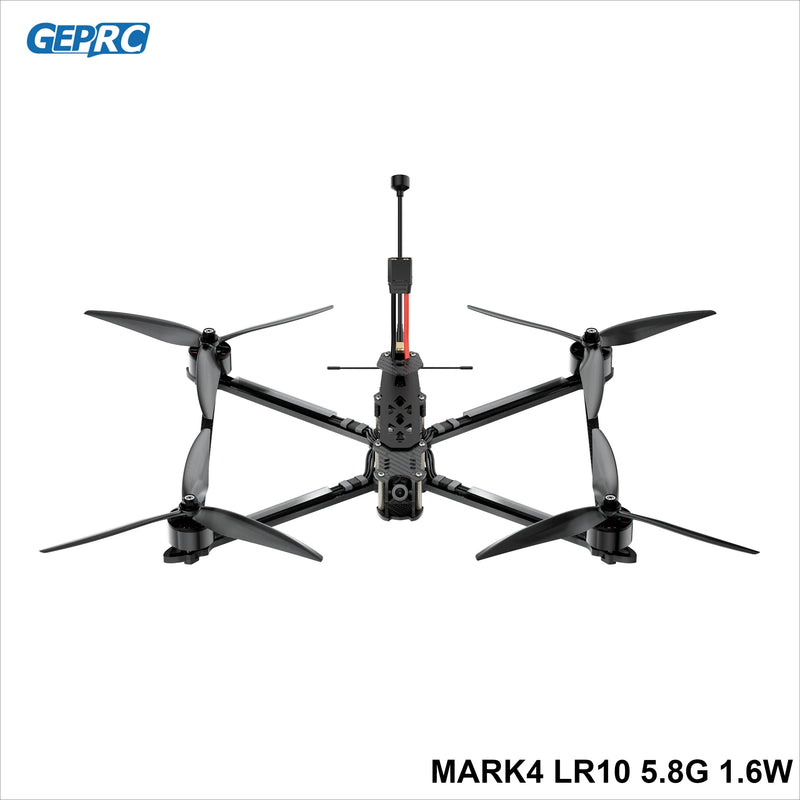 GEPRC MARK4 LR10 5.8G 1.6W Long Range FPV 10inch EM3115 900KV 96K BLS 80A 4IN1 High-performance RC Quadcopter Freestyle Drone