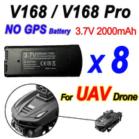 Original V168 GPS Battery 7.4V 3000mAh For V168Pro Max Drone 3.7V 2000mAh Battery For V168Pro RC Quadcopter Accessories Part