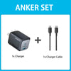 Original Anker 3-Port 67w Max GaN Charger USB C Fast charging Fast Compact Foldable for MacBook Pro/Air iPad Pro Galaxy Switch