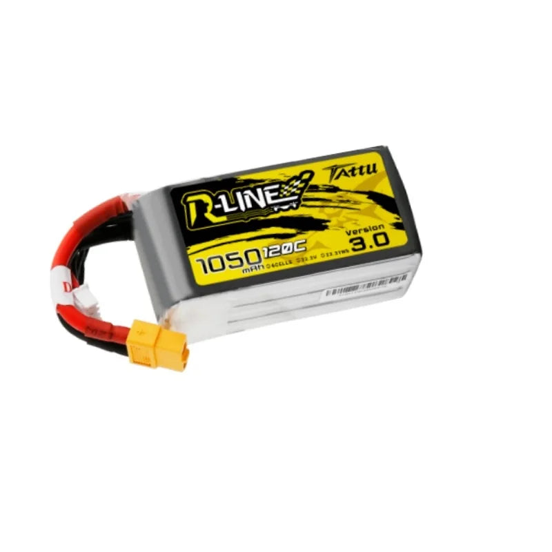 Tattu R-Line Version 3.0 V3 1050/1300/1550/1800/2000mAh 120C 4S 6S 4.2V Lipo Battery XT60 Plug FPV Racing Drone RC Quadcopter