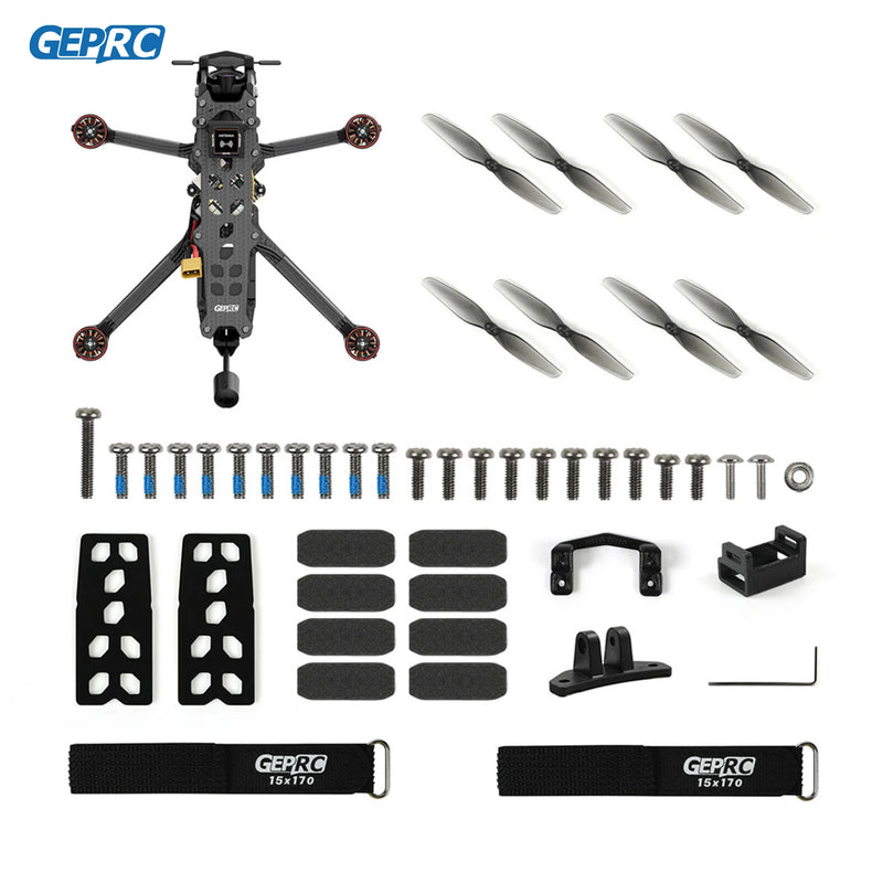 GEPRC Tern-LR40 HD O3 Long Range FPV 4inch Taker G4 45A AIO GPS SPEEDX2 1404 RC Quadcopter LongRange Freestyle Drone Rc Airplane