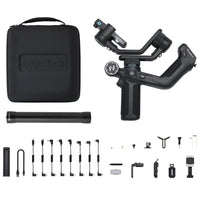 FeiyuTech SCORP Mini 2 Kit 3-Axis Handheld Mirrorless Camera Action Camre Smartphone with AI tracker Magnetic Fill, Load 1.2kg