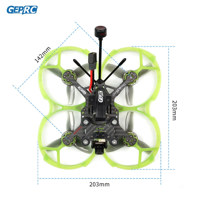 GEPRC CineLog35 Performance Analog FPV Drone 6S Cinewhoop F722-45A SPEEDX2 2105.5-2650KV For RC FPV Quadcopter Freestyle Drone