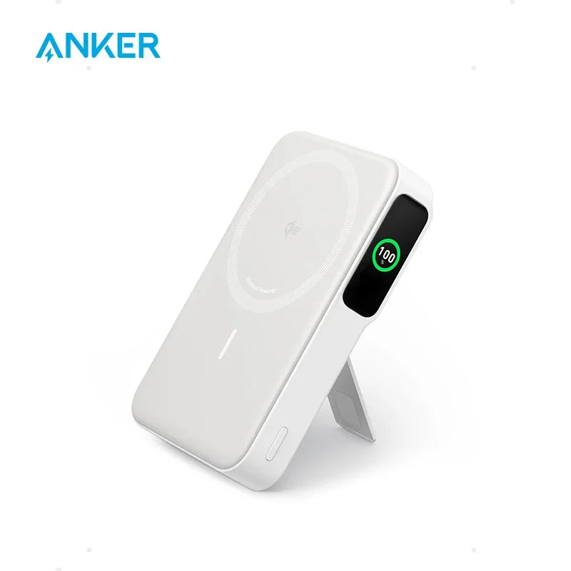 Anker MagGo Power Bank 10000mAh Qi2 Certified 15W Ultra-Fast MagSafe Portable Battery Pack for iPhone 12 13 14 15 Pro Max