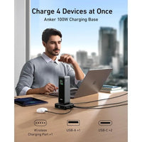 Prime 27,650mAh Power Bank (250W) with 100W Charging Base, 3-Port Portable Charger, Smart App, Compatible with iPhone