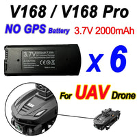 Original V168 GPS Battery 7.4V 3000mAh For V168Pro Max Drone 3.7V 2000mAh Battery For V168Pro RC Quadcopter Accessories Part