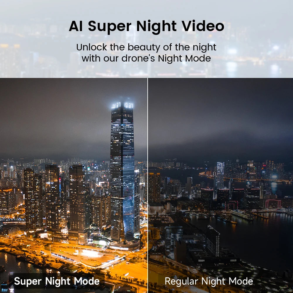 FIMI X8 Tele Max Drone 20KM Range with Wide-Angle Tele Camera 30x Hybrid Zoom 4K 60fps 3-axis Gimbal GPS AI Super Night Video
