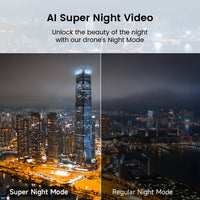 FIMI X8 Tele Max Drone 20KM Range with Wide-Angle Tele Camera 30x Hybrid Zoom 4K 60fps 3-axis Gimbal GPS AI Super Night Video