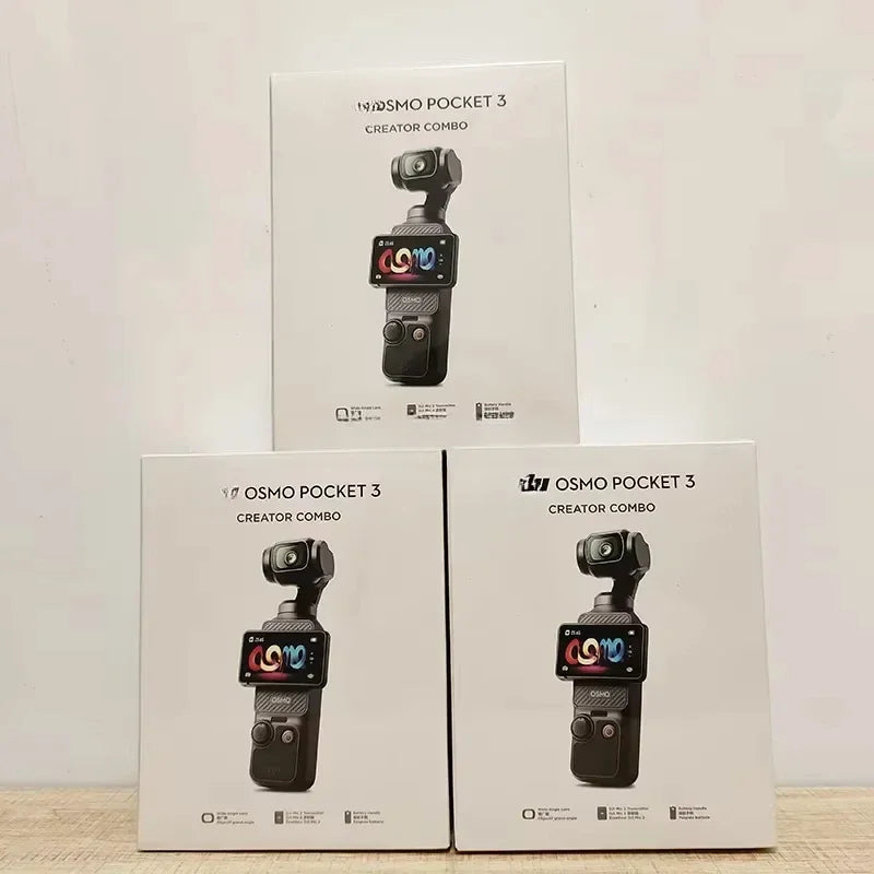 For DJI-Osmo Pocket 3 Combo Pocket Camera 1 inch CMOS 2 inch screen horizontal and vertical shooting 6 discount