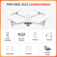 FIMI X8 Pro Drone with 1/1.3"CMOS Sensor 4K professional 3-axis Gimbal camera Obstacle Sensing 15KM transmission range GPS