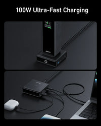 Anker Prime 100W Charging Base GaN USB-A USB-C Port A1902