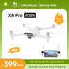 FIMI X8 Pro 2025 drone  4K 60fps 20KM range 3-axis Gimbal GPS AI Super Night Video 1/1.3-inch 48Mp CMOS sensor Smart Tracking