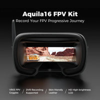 BETAFPV Aquila16 FPV Drone Kit with Altitude Hold, 8Mins Flight, for FPV Beginner to Fly Indoor Outdoor Longer