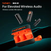 Hohem MIC-01 Wireless Lavalier Microphone Dual Noise Canceling Recording 20 Hours Battery LifeLive Streaming for Android