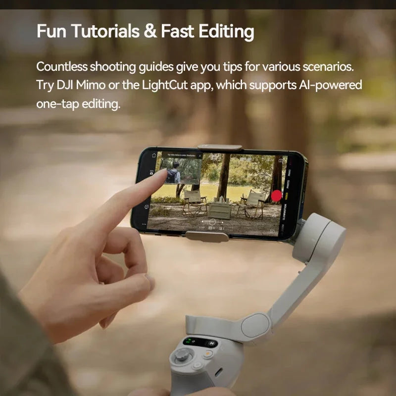 DJI Osmo Mobile SE OM SE Handheld Gimbal ActiveTrack 5.0 Magnetic Design Quick Roll DJI Brand New Original in Stock