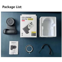 2025 Magsafe Bluetooth Shutter Phone Holder Camera Handle Grip Selfie Stablizer W FillLight Shooting for Iphone 16 15 14 Android