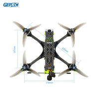 GEPRC MARK5 Analog Freestyle FPV Drone 6S 5Inch SPEEDX2 2107.5 GEP-F722-BT-HD V3 RC FPV Quadcopter LongRange Freestyle Drone