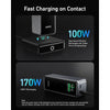 Prime 27,650mAh Power Bank (250W) with 100W Charging Base, 3-Port Portable Charger, Smart App, Compatible with iPhone