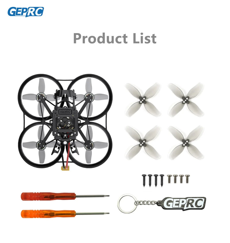 GEPRC DarkStar20 WTFPV FPV Bluejay 8Bit 12A F411-12A-E 1-2S AIO RC Quadcopter LongRange Freestyle Drone Rc DIY Airplane