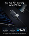 Original Anker 3-Port 67w Max GaN Charger USB C Fast charging Fast Compact Foldable for MacBook Pro/Air iPad Pro Galaxy Switch
