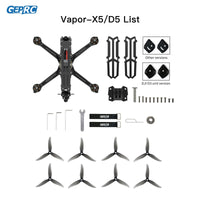 GEPRC Vapor-D5 D6 Analog FPV 5.8G 1.6W VTX F722 V2 FC High-performance Freestyle Grace RC Quadcopter Freestyle Drone