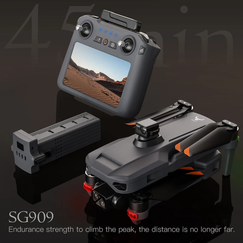 New ZLL SG909 Drone 4K Camera 3-Axis Gimbal WIFI Obstacle Avoidance Touch Screen FPV Brushless EIS Electronic RC Quadcopter Toys