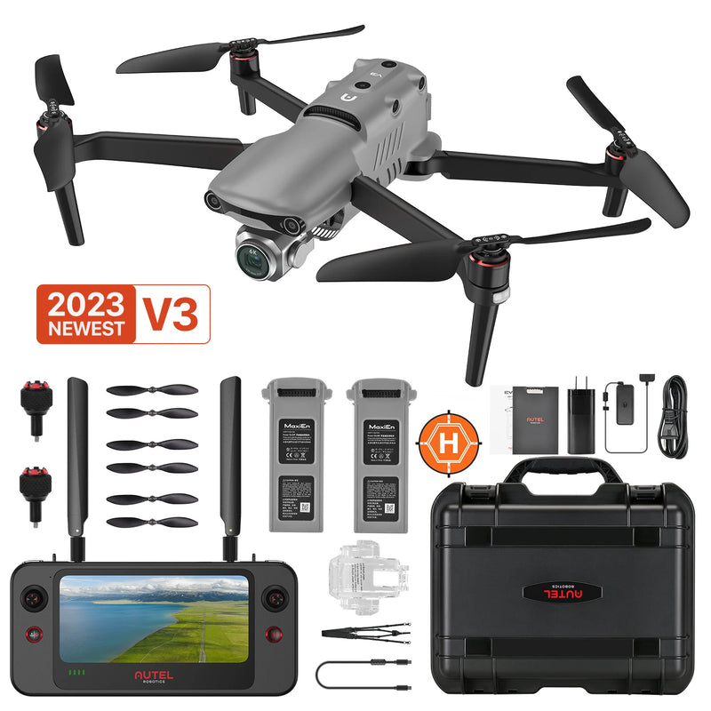 Autel Robotics EVO II Pro V3  6K HDR 1" CMOS Sensor Video Camera Drone Moonlight Algorithm 2.0 ISO 44000 360° Obstacle Avoidance