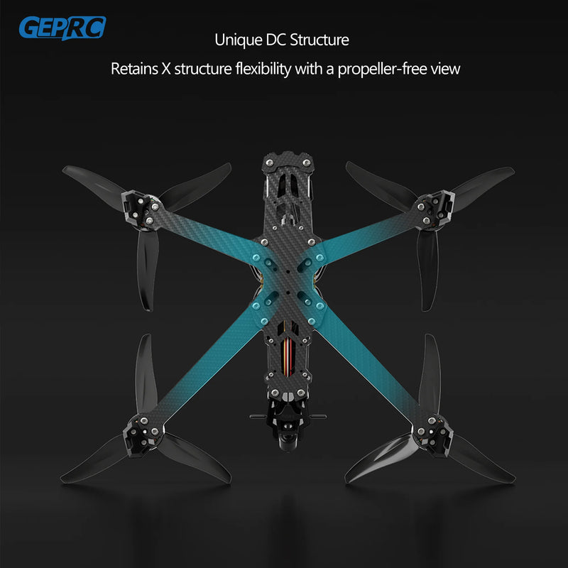 GEPRC Vapor-D5 D6 HD O3 FPV TAKER BLS 60A 4in1 ESC F722 V2 FC High-performance Freestyle Grace RC Quadcopter Freestyle Drone