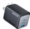 Original Anker 3-Port 67w Max GaN Charger USB C Fast charging Fast Compact Foldable for MacBook Pro/Air iPad Pro Galaxy Switch