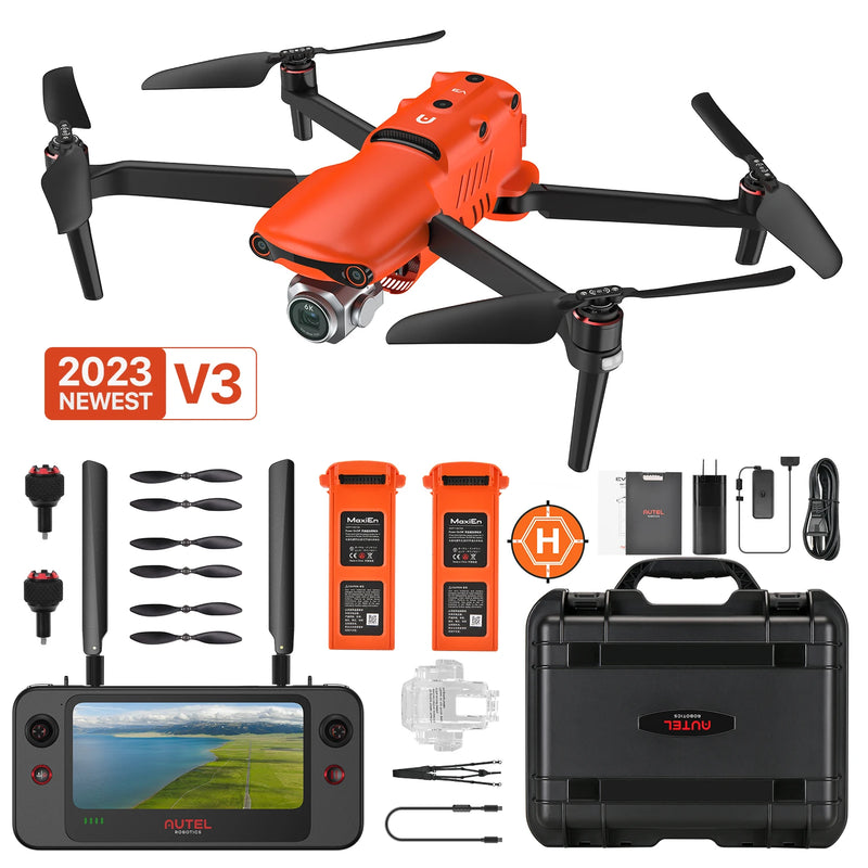 Autel Robotics EVO II Pro V3  6K HDR 1" CMOS Sensor Video Camera Drone Moonlight Algorithm 2.0 ISO 44000 360° Obstacle Avoidance