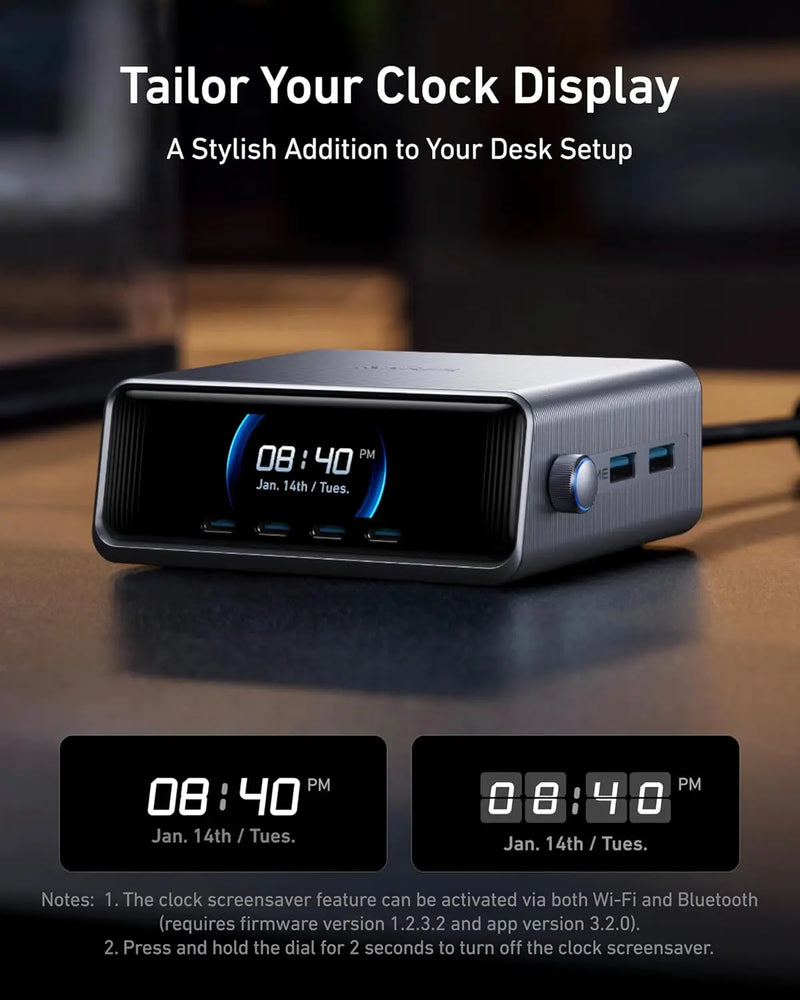 Anker Prime Charger 250W GaN USB C Fast Charging Station