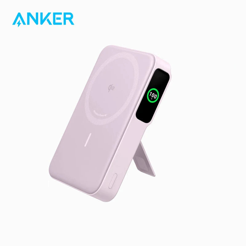 Anker MagGo Power Bank 10000mAh Qi2 Certified 15W Ultra-Fast MagSafe Portable Battery Pack for iPhone 12 13 14 15 Pro Max