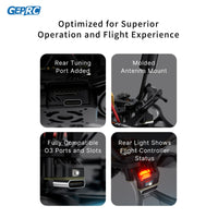 GEPRC Cinelog30 V2 WTFPV Quadcopter TAKER F722 45A 32Bit AIO Flight System Racing Drone SPEEDX2 1404 3850KV Motors RC FPV Drone