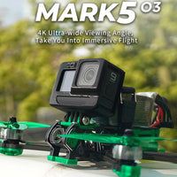 GEPRC New MARK5 HD O3 Freestyle FPV Drone VTX O3 Air Unit Green System 6S RC FPV Built Bluetooth Quadcopter Freestyle Drone