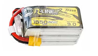 Tattu R-Line Version 3.0 V3 1050/1300/1550/1800/2000mAh 120C 4S 6S 4.2V Lipo Battery XT60 Plug FPV Racing Drone RC Quadcopter