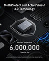 Anker Prime Charger 200W 6 Ports GaN Desktop Charging Station USB-C PD 100W Max Fast Charge for Laptop Mobile Phone Earbuds