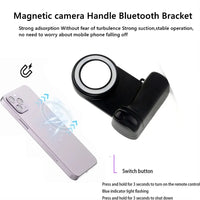2025 Magsafe Bluetooth Shutter Phone Holder Camera Handle Grip Selfie Stablizer W FillLight Shooting for Iphone 16 15 14 Android